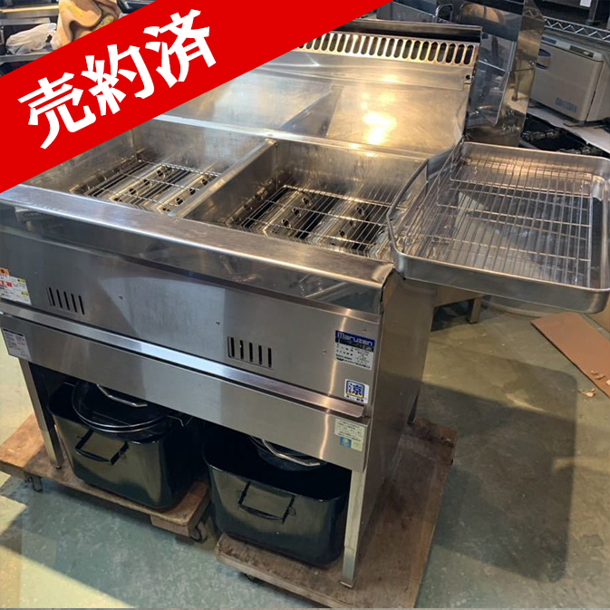 マルゼン ガスフライヤー(スタンダードシリーズ)自動点火、一槽式　型式：MGF-13K 送料無料 (メーカーより直送)メーカー保証付 中古マルゼン（maruzen）ガスフライヤー（スタンダードシリーズ