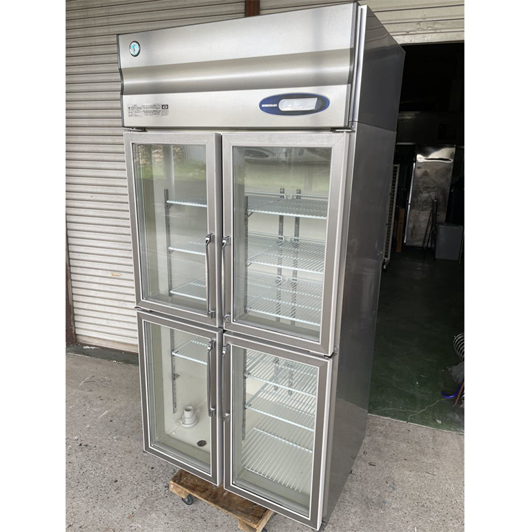 RS-90XT-4G ホシザキ 中古美品 縦型冷蔵庫 4面ガラスショーケース  