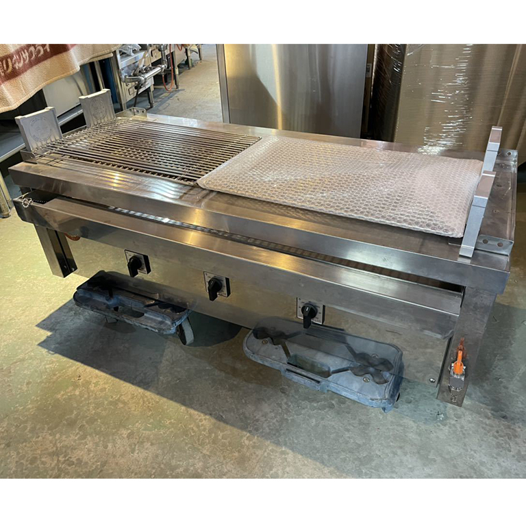 3P-221WC 電気式焼物器 ヒゴグリラー 中古 下火式焼物機 万能型 卓上 