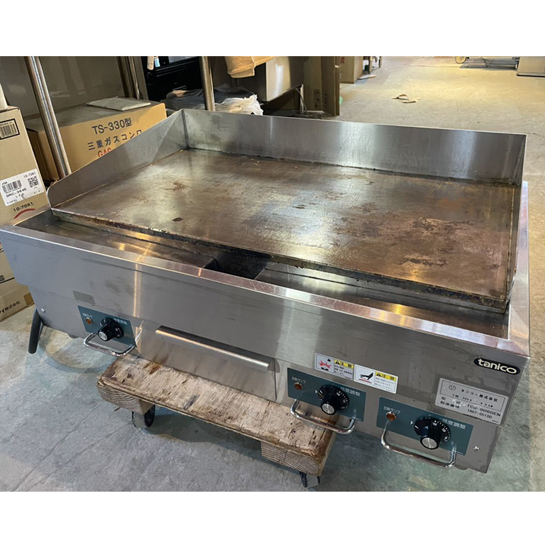 タニコー 電気グリドル 卓上タイプ TCG-4560EN 業務用グリドル 卓上グリドル 業務用)(新品) タニコー 電気グリドル TCG-4560EN 幅450×奥行600×高さ