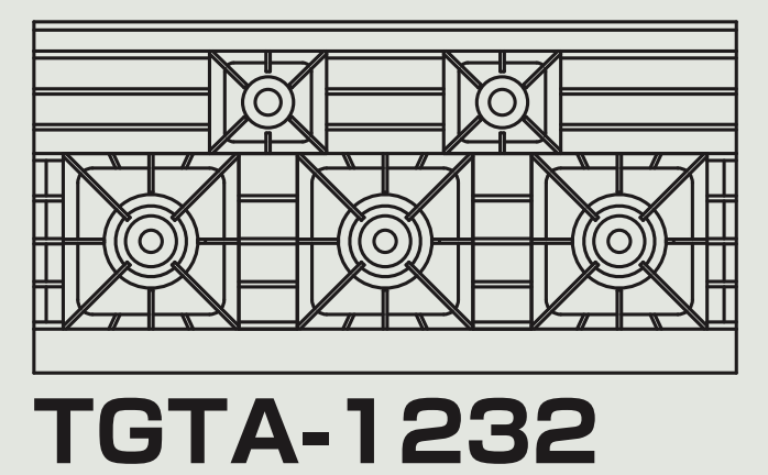 新品＞TSGT-1232 5口ガステーブル タニコー ウルティモシリーズ